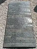 Inschrift des Gedenksteins für Heinrich König auf dem Kommunalfriedhof in Weitmar