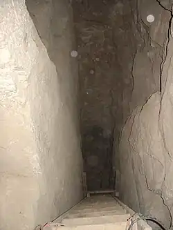 Blick von der unteren Hauptkammer in die Vorkammer