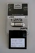 USB-Stick für Windows 98 SE mit Installations-Diskette