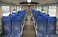 Innenraum der 2. Klasse nach der Modernisierung