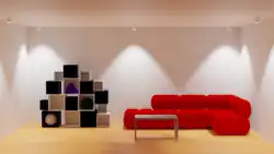 Periphere Position der Lichtquellen