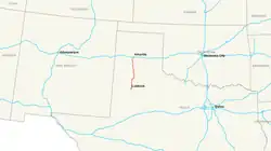 Streckenverlauf der Interstate 27