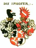 Wappen der Iphofer in Johann Siebmachers Wappenbuch von 1605