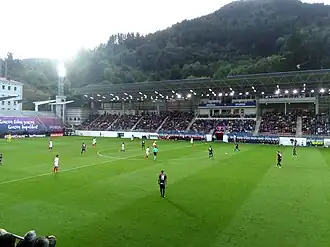 Blick in das städtische Stadion im September 2016
