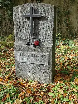Irène Zurkinden (1909–1987) Künstlerin, Malerin, Zeichnerin, Lithografin, Illustratorin, Prominentenfeld, Friedhof am Hörnli