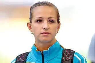 Irina Ektowa Rang neun mit 13,61&nbsp;m