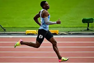 Isaac&nbsp;Makwala durfte wegen einer von der IAAF verhängten Gastroenteritis-Quarantäne nicht am Finale&nbsp;teilnehmen