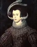 Die junge Isabella von Bourbon