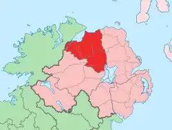 County Londonderry in Nordirland