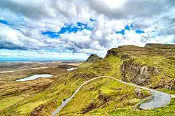 Quiraing auf der Insel Skye, Schottland