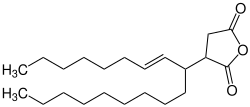 Struktur von iso-C18-Alkenyl­bernstein­säure­anhydrid