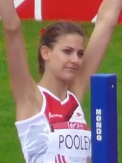 Isobel Pooley Geteilter Rang elf mit 1,89&nbsp;m