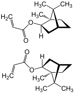 Strukturformel von (±)-Isobornylacrylat
