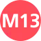 Liniensymbol der M13