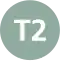 Liniensymbol der T2 (seit 2015)