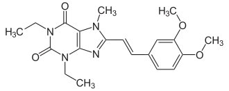 Struktur von Istradefyllin