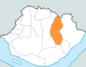 Lage von Itaewon-dong im Yongsan-gu