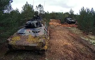 Dardo, 1.&nbsp;Bersaglieri-Regiment, dahinter Ariete, 4.&nbsp;Panzer-Regiment