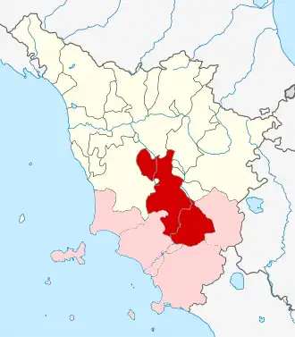 Karte der Kirchenprovinz