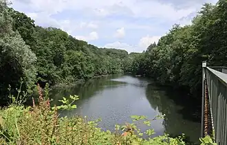 Itterstausee von Süden