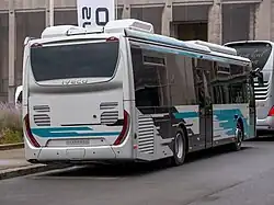 Heck des Iveco Crossway LE Hybrid (2. Generation)