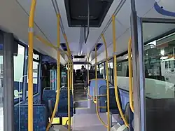 IVECO Crossway LE Fahrgastraum mit Stadtbussitzen (City-Variante)