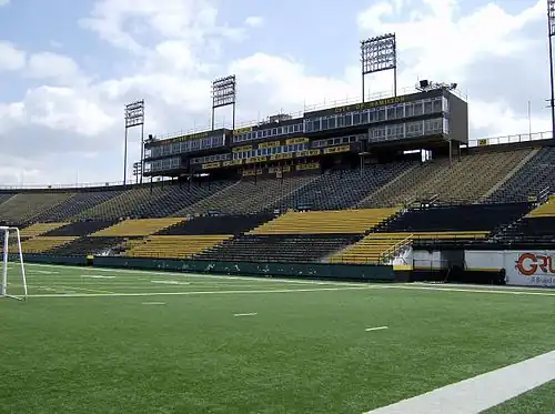 Das alte Ivor Wynne Stadium in den 2000er Jahren