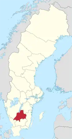 Lage von Jönköpings län