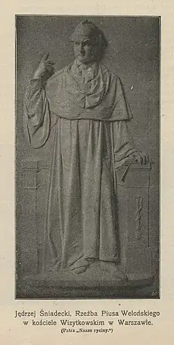 Jędrzej Śniadecki, Visitantinnen-Kirche, Warschau