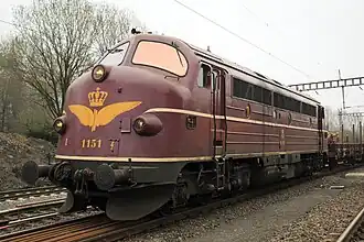 NOHAB AA16 MY 1151 in Langeland (April 2018)