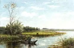 Jan Hillebrand Wijsmuller (1900): Ausbringen der Reusen, Privatbesitz.