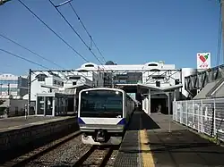 Triebzug der Baureihe E531 im Bahnhof Yūki