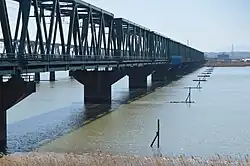 Brücke über den Kiso bei Yatomi