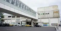 Südausgang vor der Entfernung der Brücke