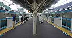 Bahnsteig von JR East