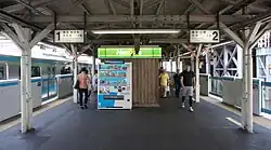 Bahnsteig der Keihin-Tōhoku-Linie