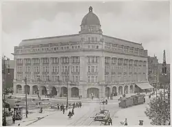 Das Gebäude des Hirsch-Kaufhauses in Amsterdam (Jacob Merkelbach, 1913)