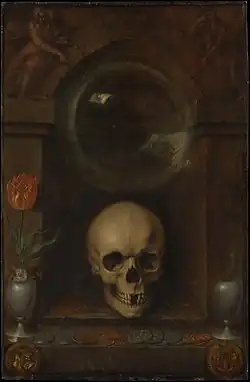 Jacques de Gheyn II. Vanitas, 1603, Öl auf Holz, 82,5 × 54 cm, Metropolitan Museum of Art, New York