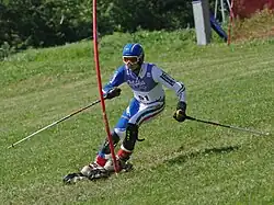 Jacopo Facchin im Weltcupslalom von Rettenbach im Juli 2011