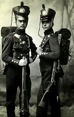 Kochgeschirr an Tornister 1915