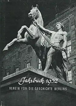 Jahrbuch 1952, erstmals mit ganzseitigem Bild auf dem Schutzumschlag