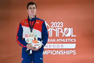 Jakob Ingebrigtsen bei den Halleneuropameisterschaften 2023 in Istanbul