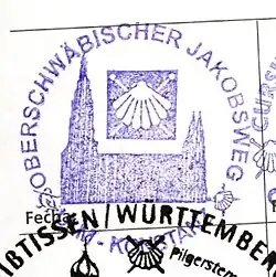 Oberschwäbischer Jakobswegstempel Ulm