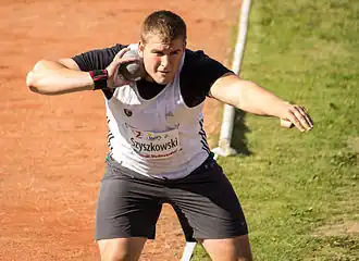 Jakub Szyszkowski Rang sechs mit 20,54&nbsp;m