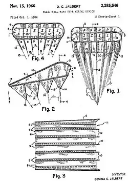 Aus der Patentschrift zum Parafoil