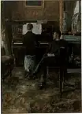 Russische Musik (1881), Öl auf Leinwand, 133 × 110 cm, Königliche Museen der Schönen Künste, Brüssel (WVZ T 220)