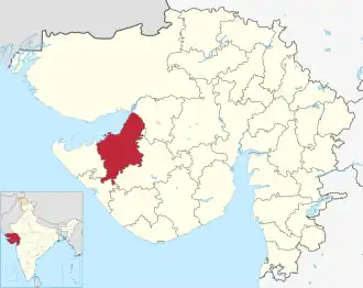 Lagekarte des Distrikts