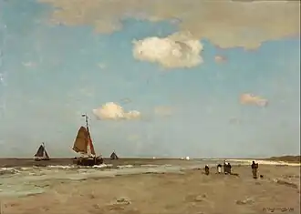 Strandszene. 1887