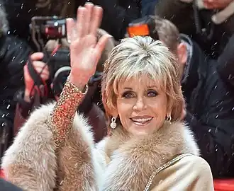 Schauspielerin Jane Fonda, Besatz gefärbter Blaufuchs (2013)
