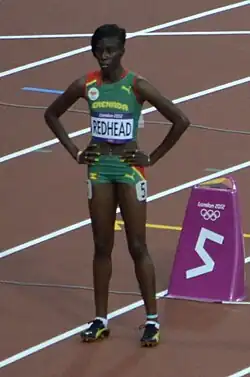 Janelle Redhead Rang fünf in 23,57&nbsp;s